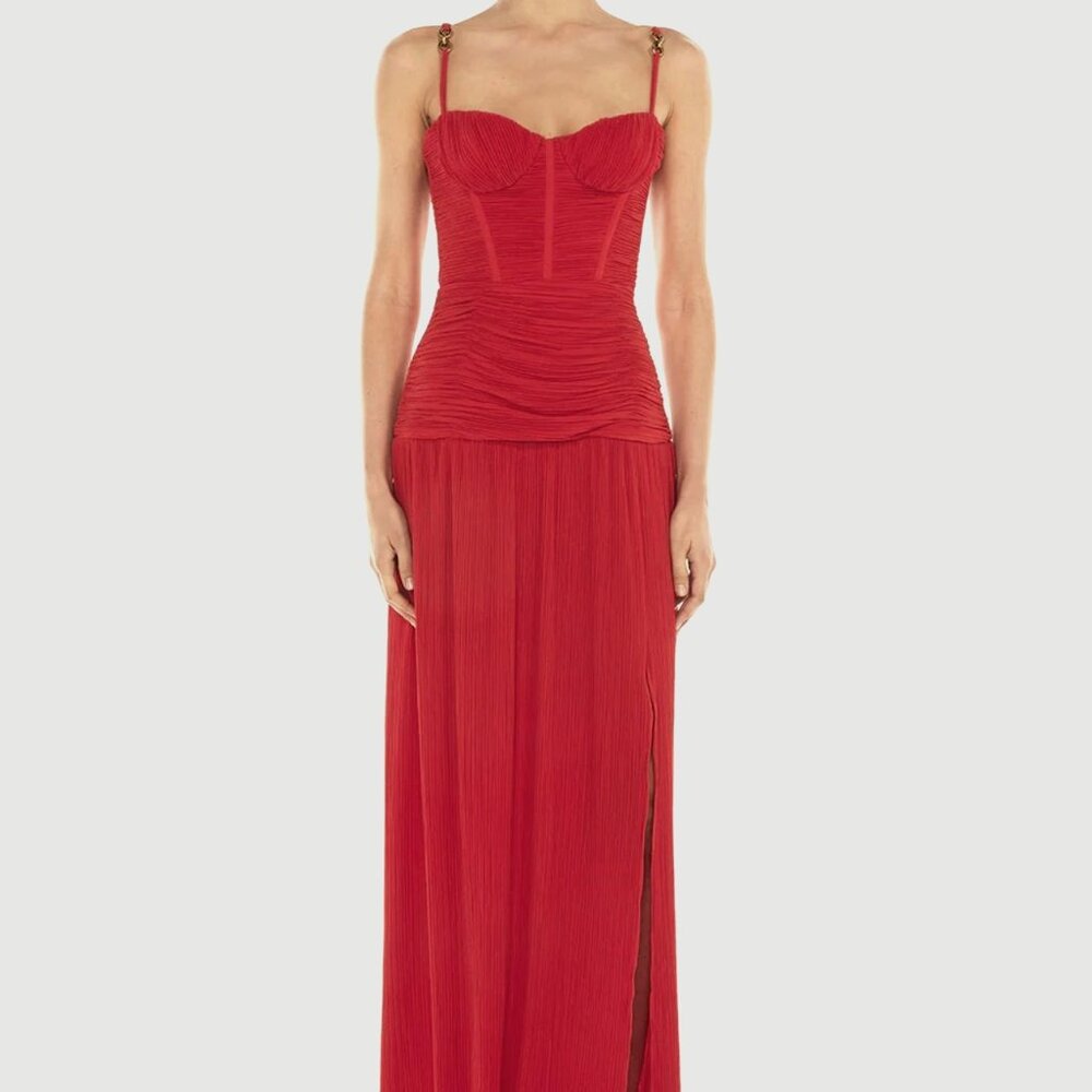 Manning Cartell Double Time Pleated in Red